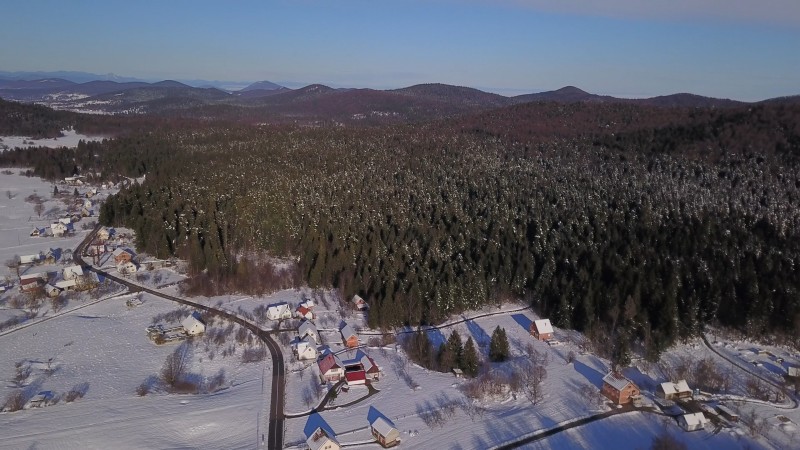 Saborsko aerial photo