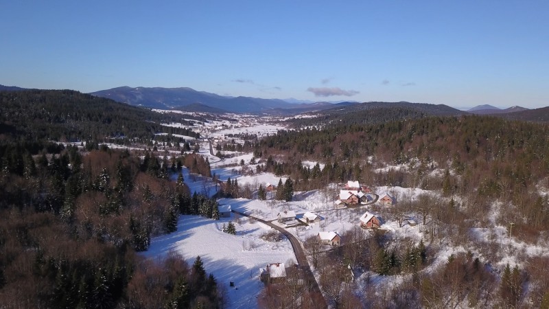 Saborsko aerial photo
