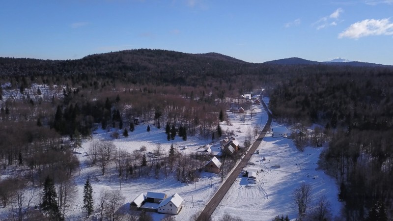Saborsko aerial photo