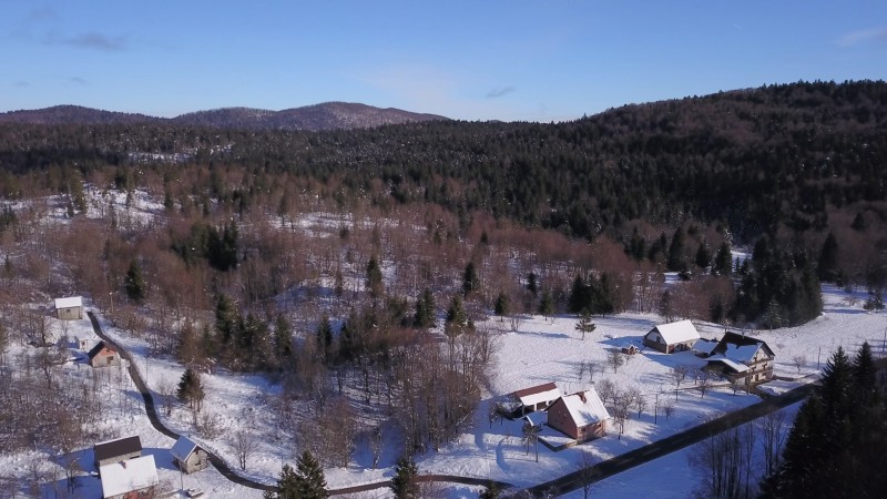 Saborsko aerial photo