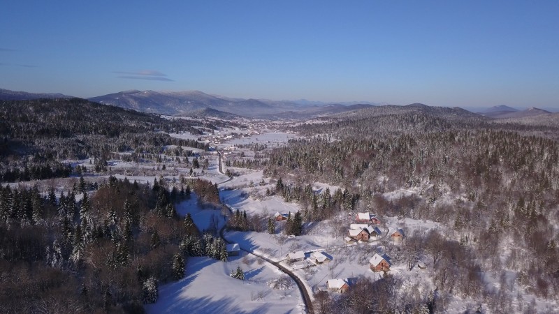Saborsko aerial photo