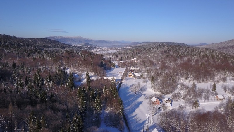 Saborsko aerial photo