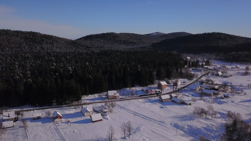 Saborsko aerial photo