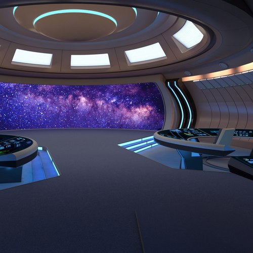 Spaceship Bridge 3D model