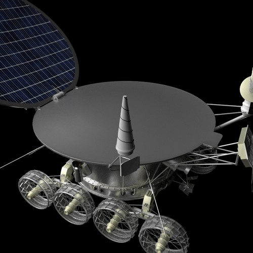 Lunokhod Probe 3D model