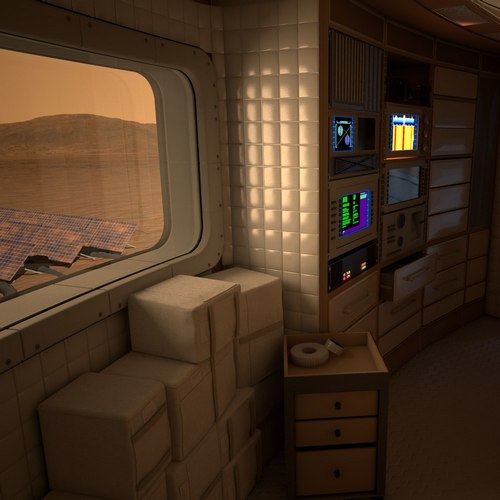 Mars Base 3D model