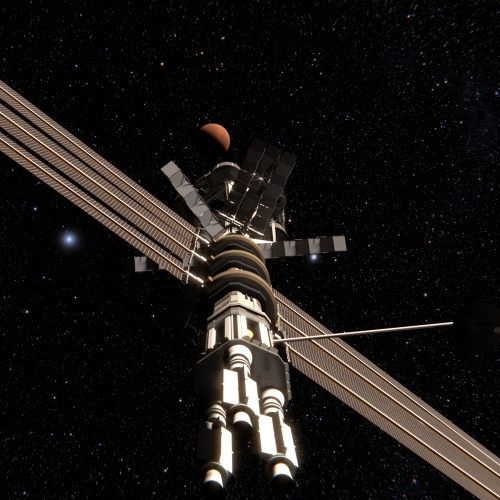 Spaceship Bridge 3D model
